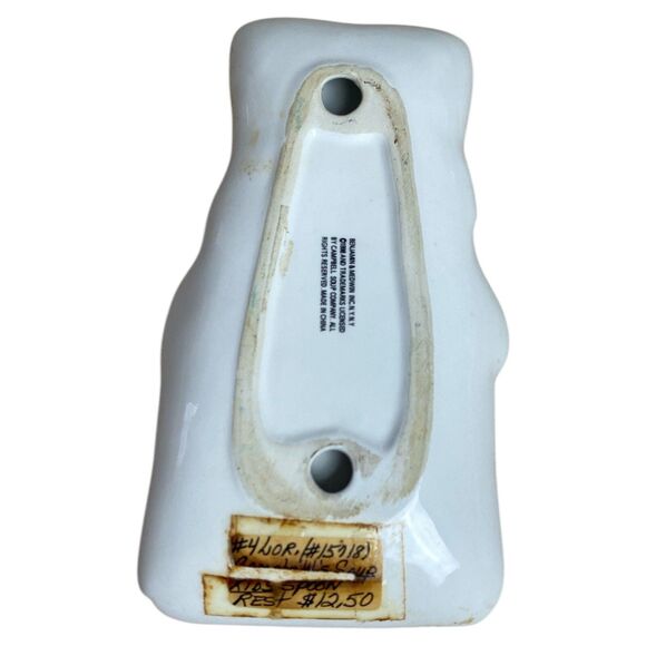 1998 Campbell’s Soup Kids Ceramic Spoon Rest Vintage Red White Kitchen Decor - Picture 6 of 6